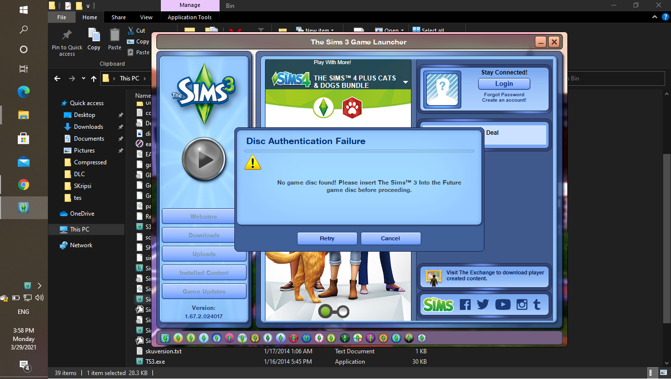 EA app won't launch The Sims 3. EA app sucks so much. : r/Sims3