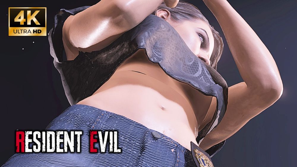 Steam Workshop::Resident Evil 2 remake Claire Noir with visible bra